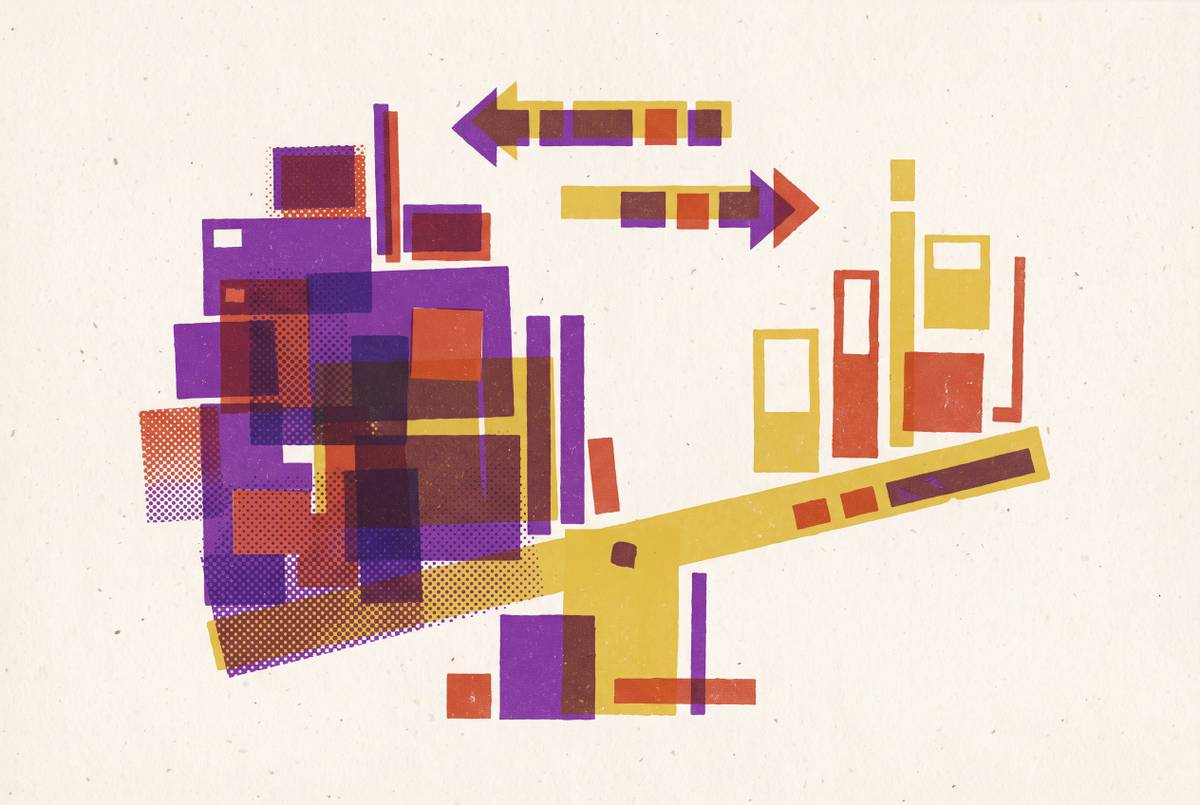 Cover illustration for “Quantifying Language Debt on the Balance Sheet”