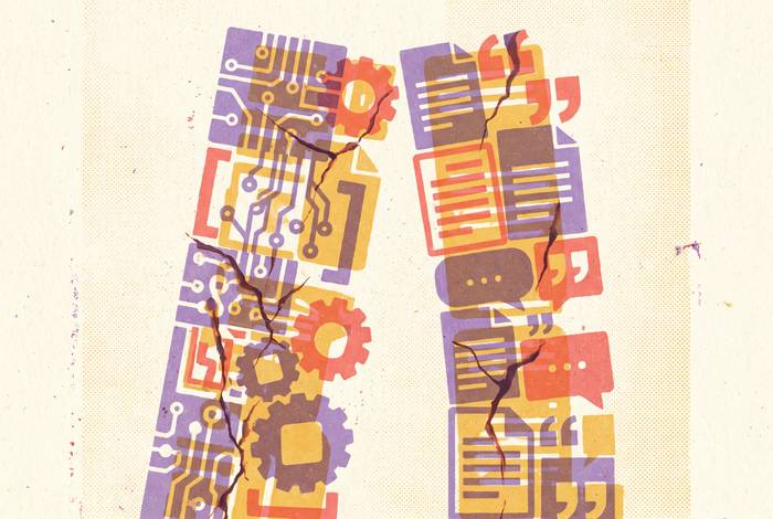 Cover illustration for “Technical Debt and Language Debt as Parallel Liabilities”