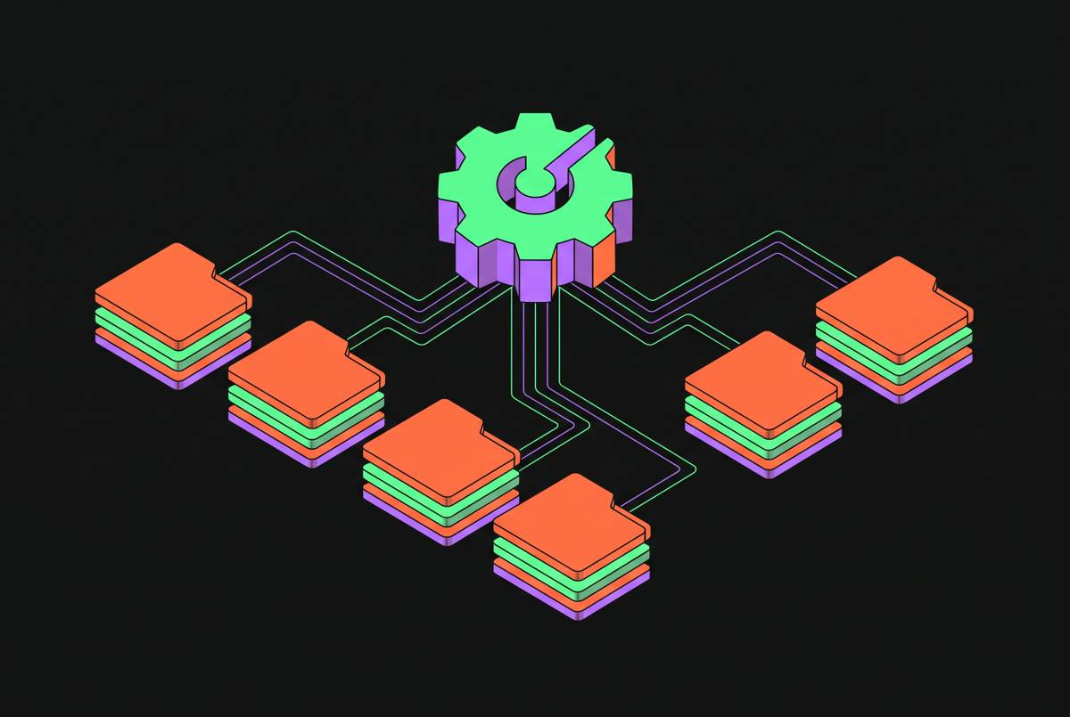 Cover illustration for “Managing Shared Git Hooks Across Multiple Worktrees”