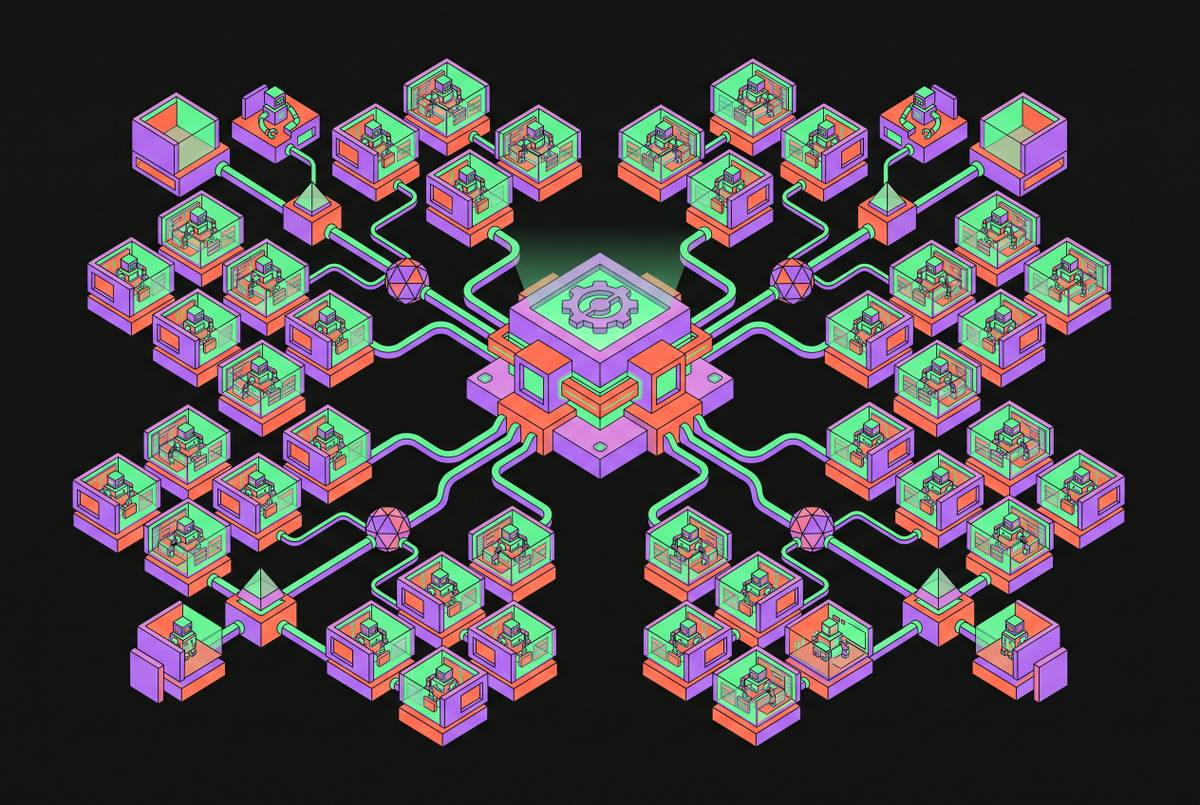 Cover illustration for “Scaling Remote Agent Environments Across Large Engineering Organizations”