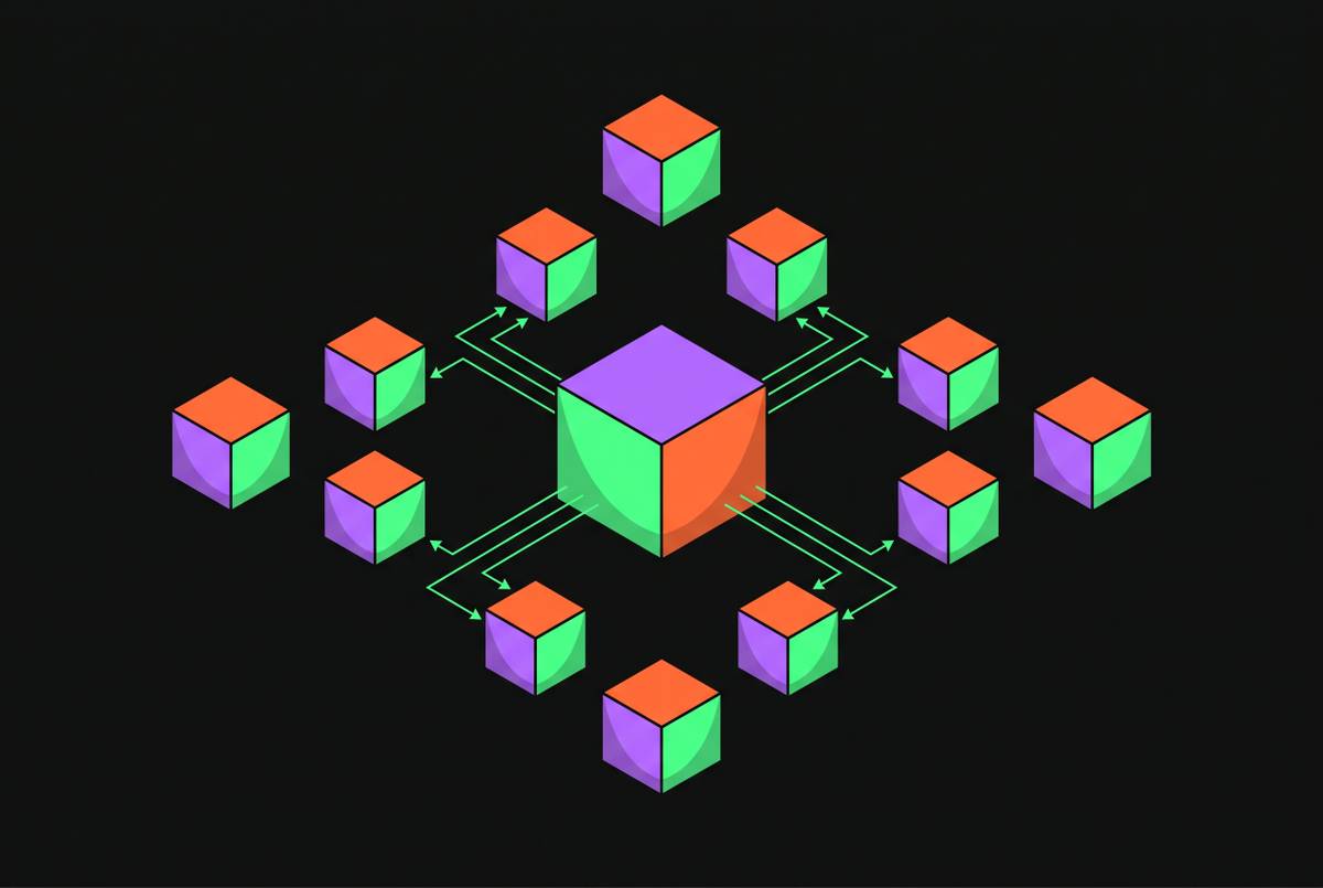 Cover illustration for “Orchestrator-Worker Patterns for Coding Agent Pipelines”