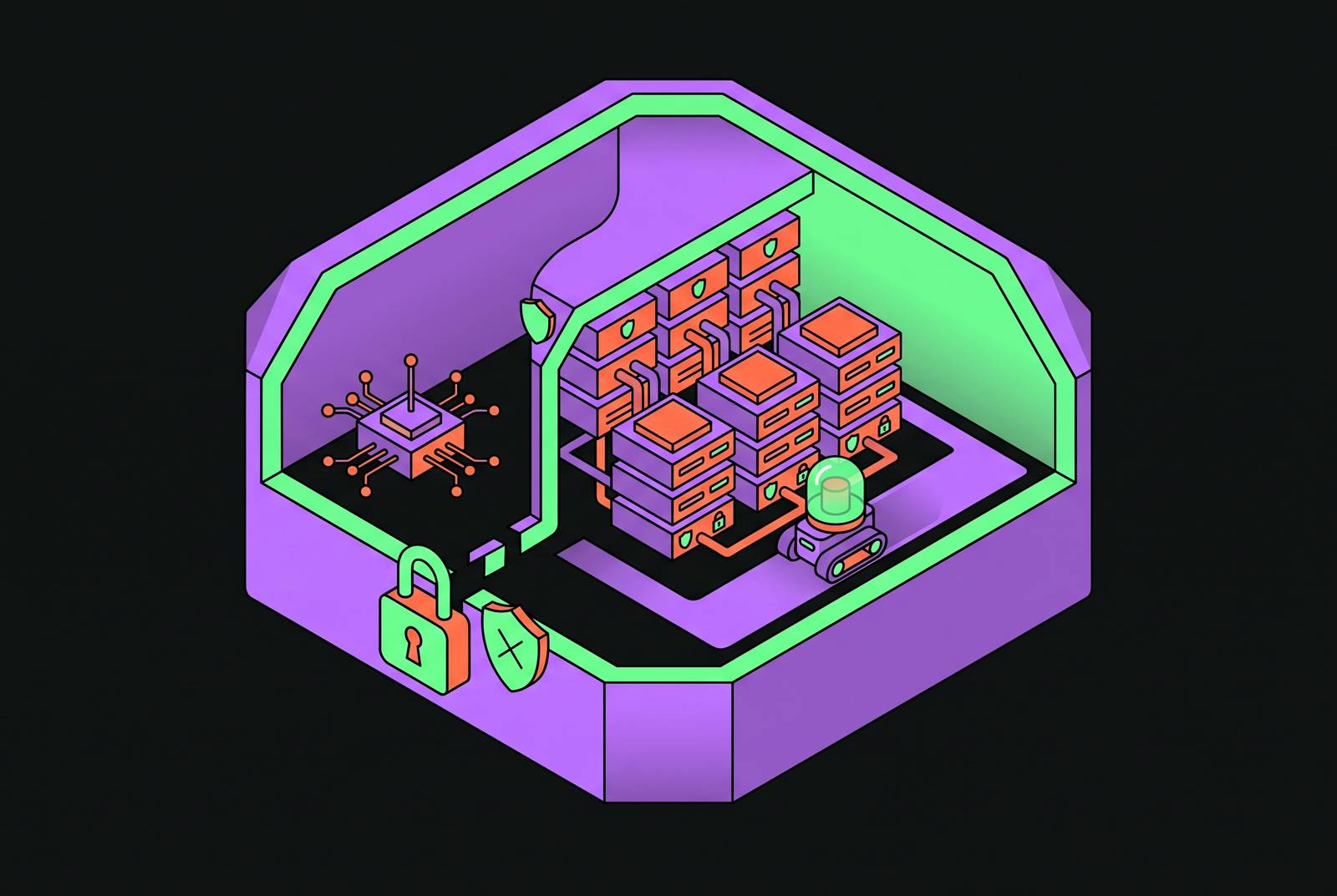 Cover illustration for “Remote Agent Environments in Air-Gapped and High-Compliance Settings”