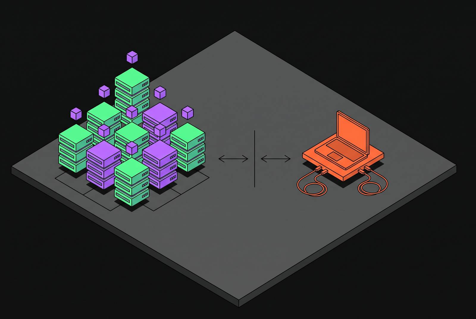 Cover illustration for “Managed Cloud Agents vs Local Claude Code for Production Use”