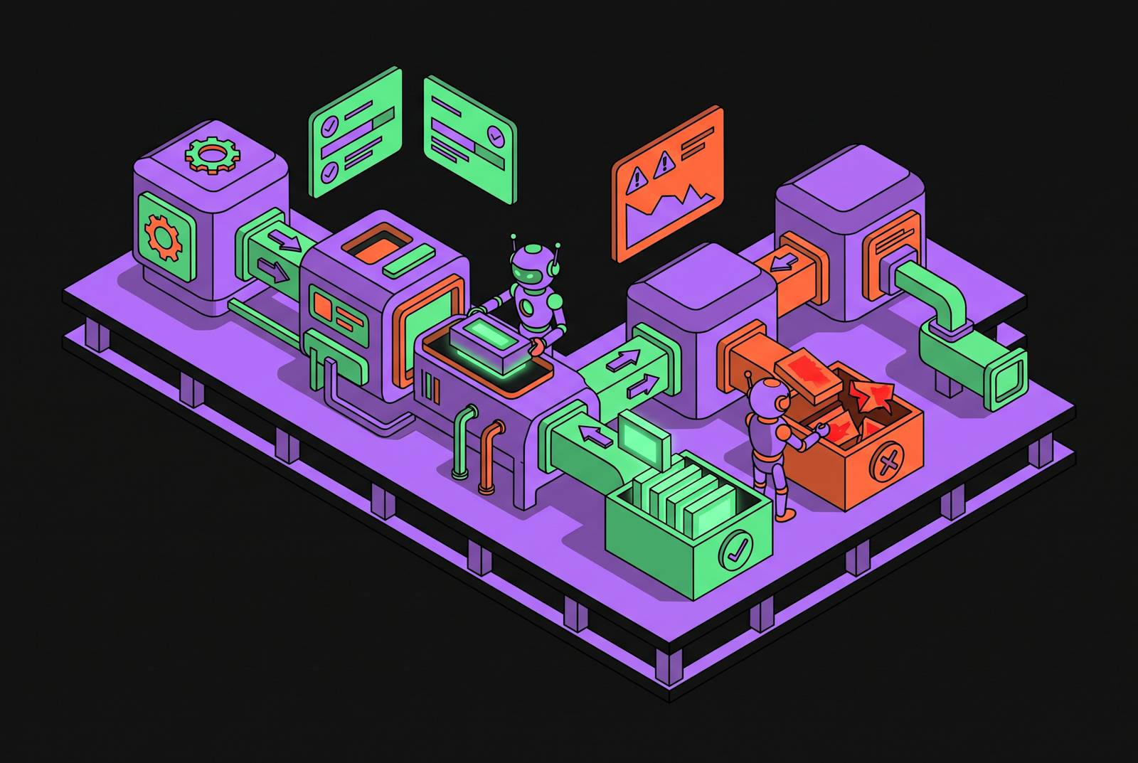 Cover illustration for “CI Triage Automation With Coding Agents”