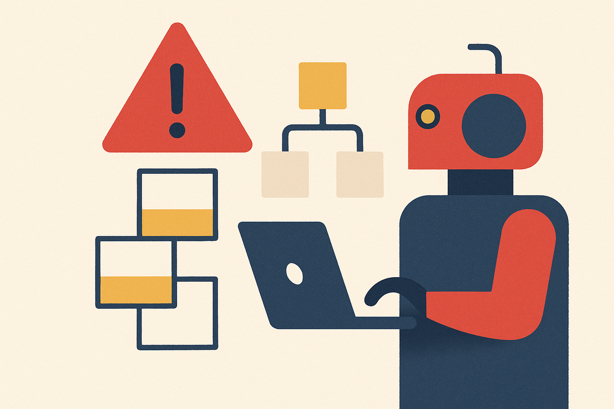 Cover illustration for “Supply Chain Risks When AI Agents Modify Dependencies”
