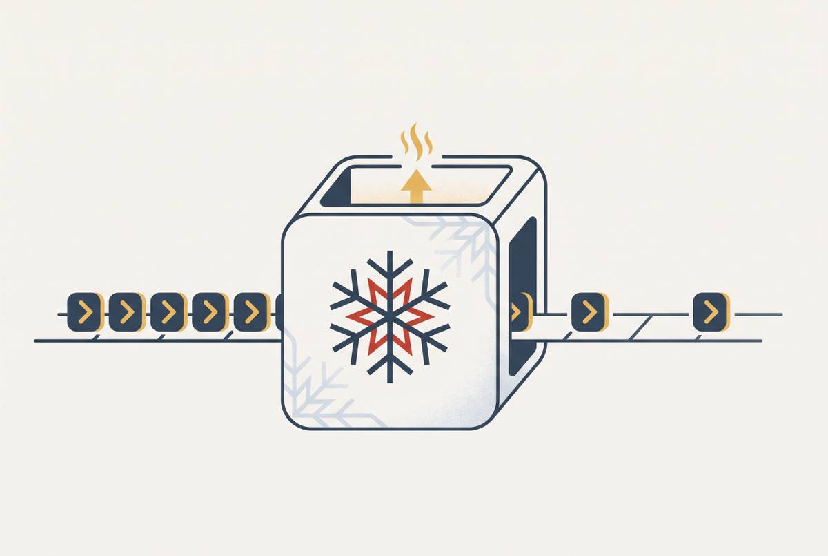 Cover illustration for “Sandbox Cold Start Latency and Its Impact on Agent Throughput”