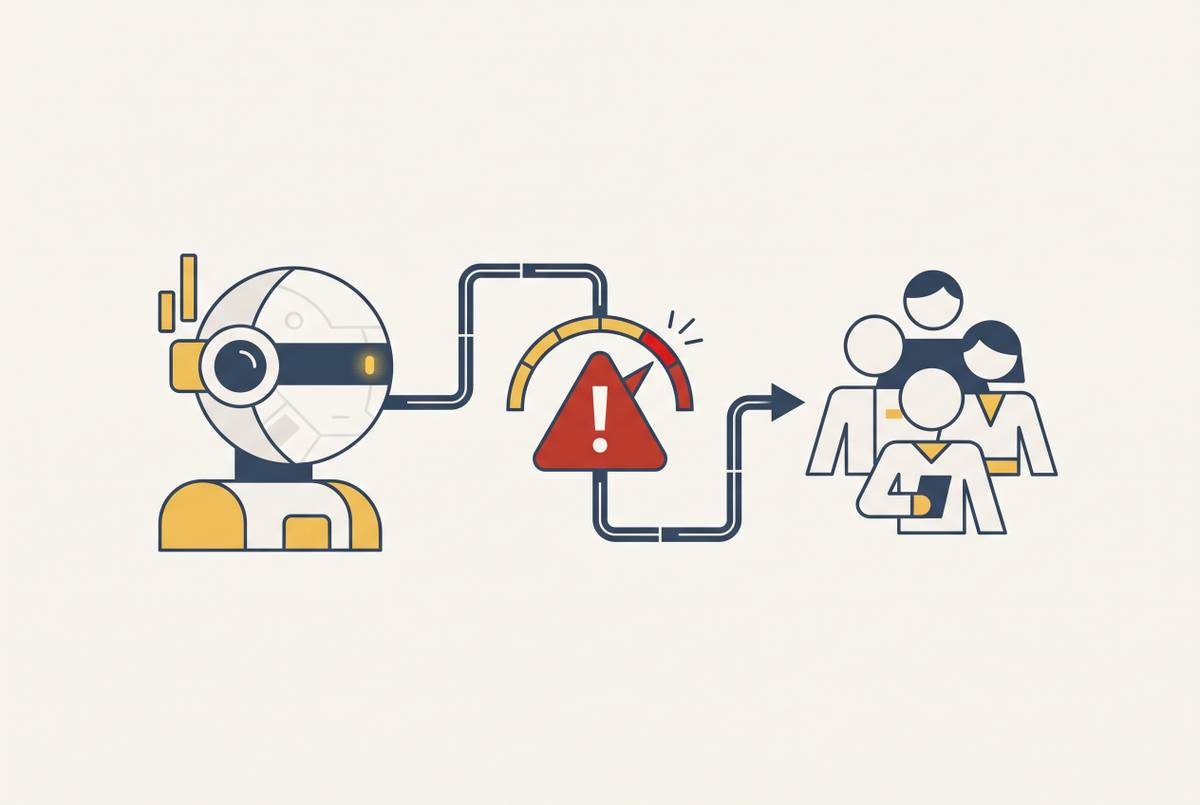 Cover illustration for “Communicating AI Agent Risk to Engineering Stakeholders”