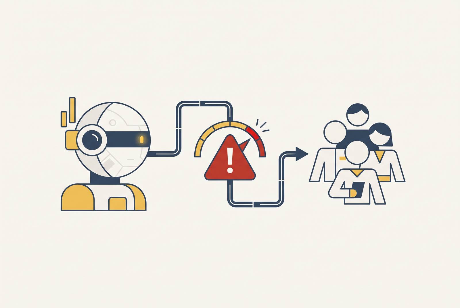 Cover illustration for “Communicating AI Agent Risk to Engineering Stakeholders”