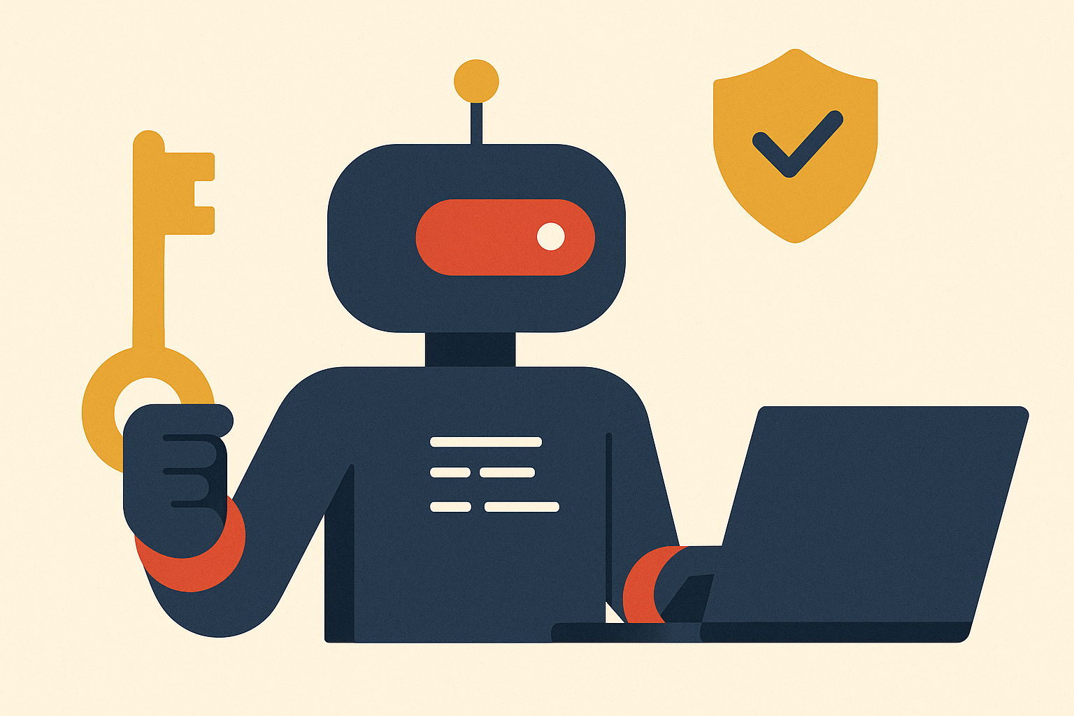 Cover illustration for “Least-Privilege Credential Scoping for AI Coding Agents”