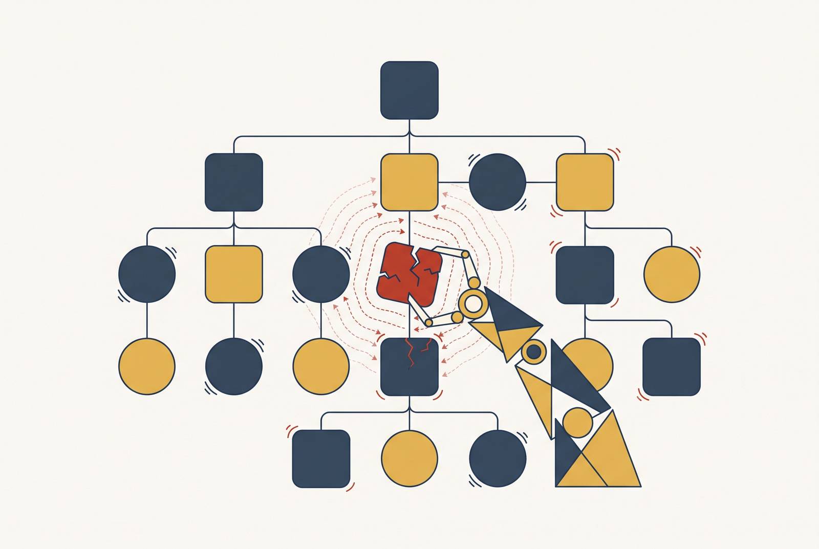 Cover illustration for “Supply Chain Risks When AI Agents Modify Dependencies”