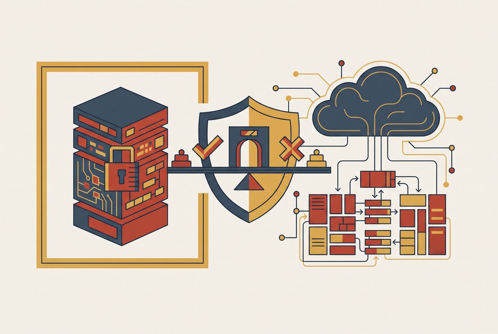 Cover illustration for “Self-Hosted vs Managed Platforms for AI Coding Agent Governance”