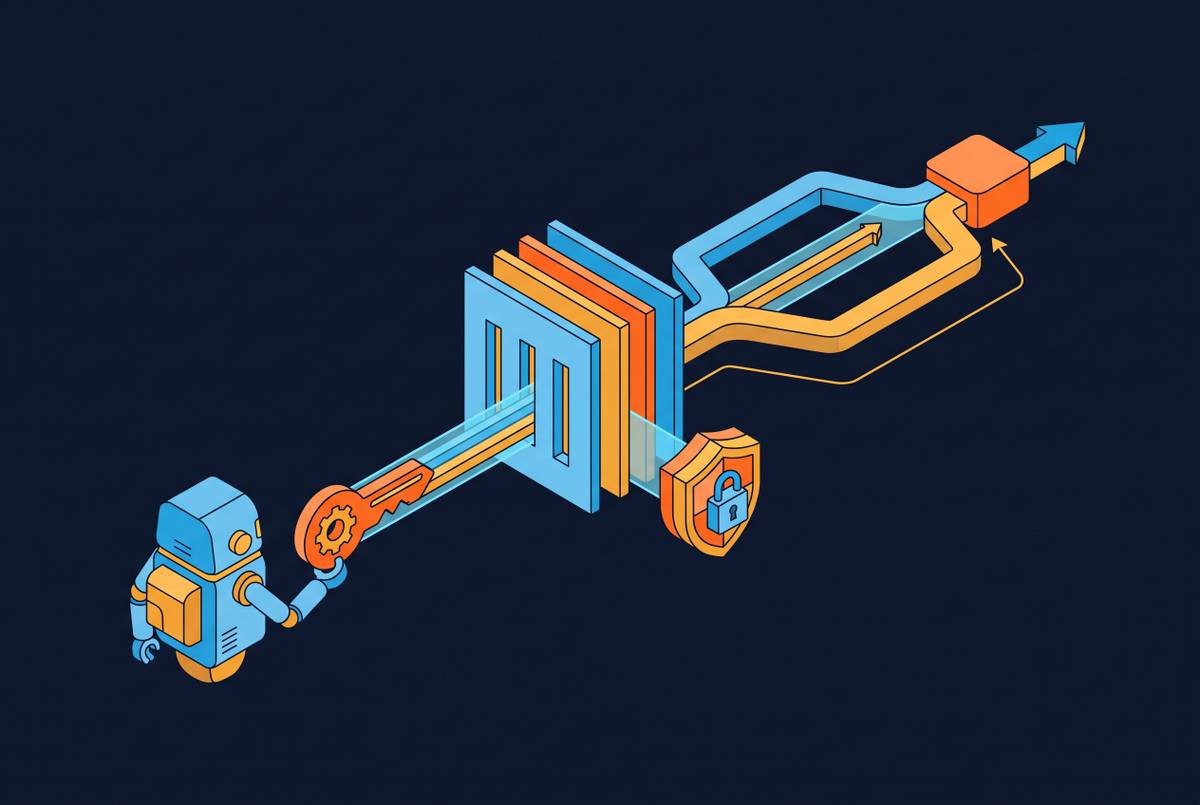 Cover illustration for “GitHub Token Scoping for Agents That Open Pull Requests”