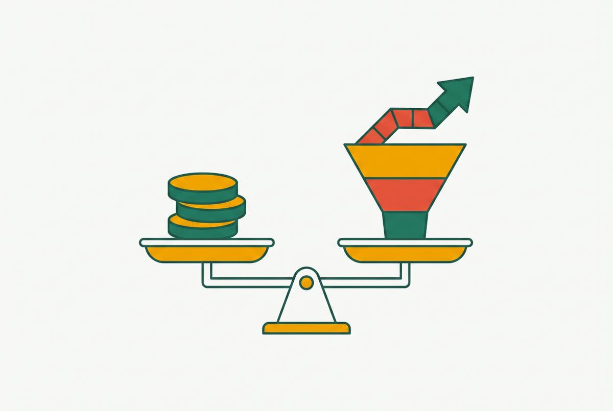 Cover illustration for “LinkedIn Ad Agency Retainer Math for B2B Startups”