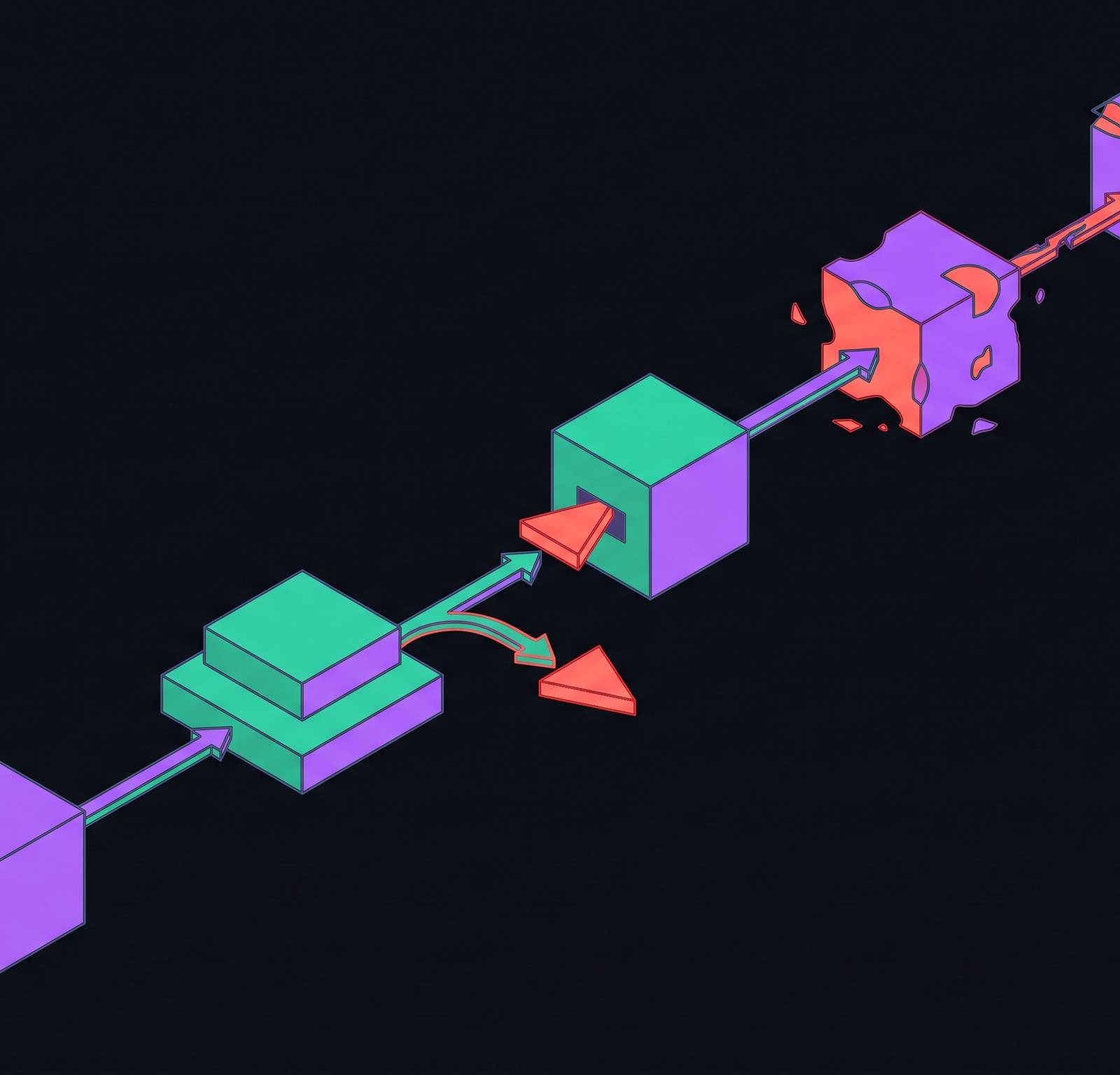 Cover illustration for “Prompt Injection in Multi-Step Agentic Pipelines”