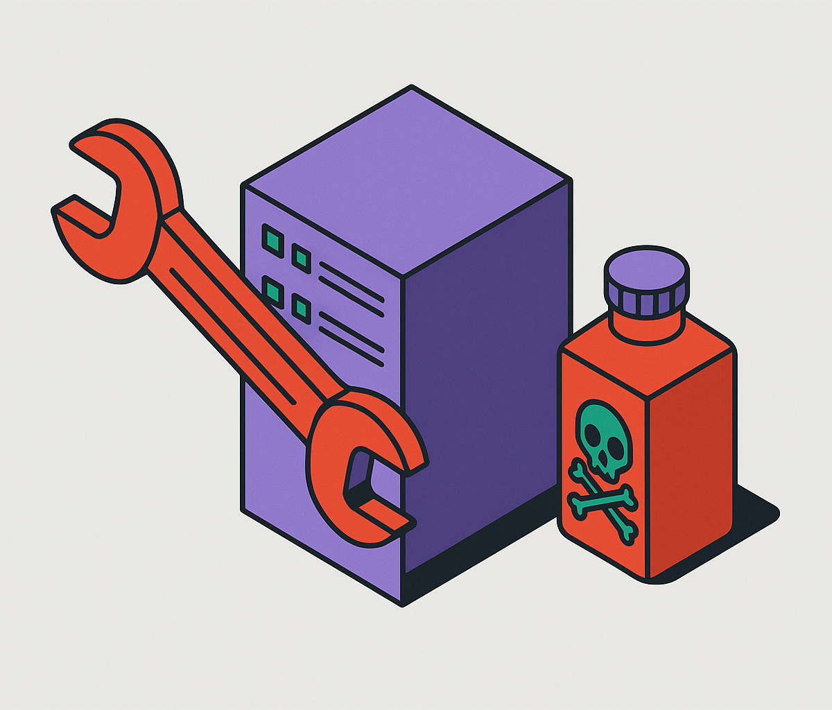 Cover illustration for “Tool Poisoning Attacks Against MCP Servers”