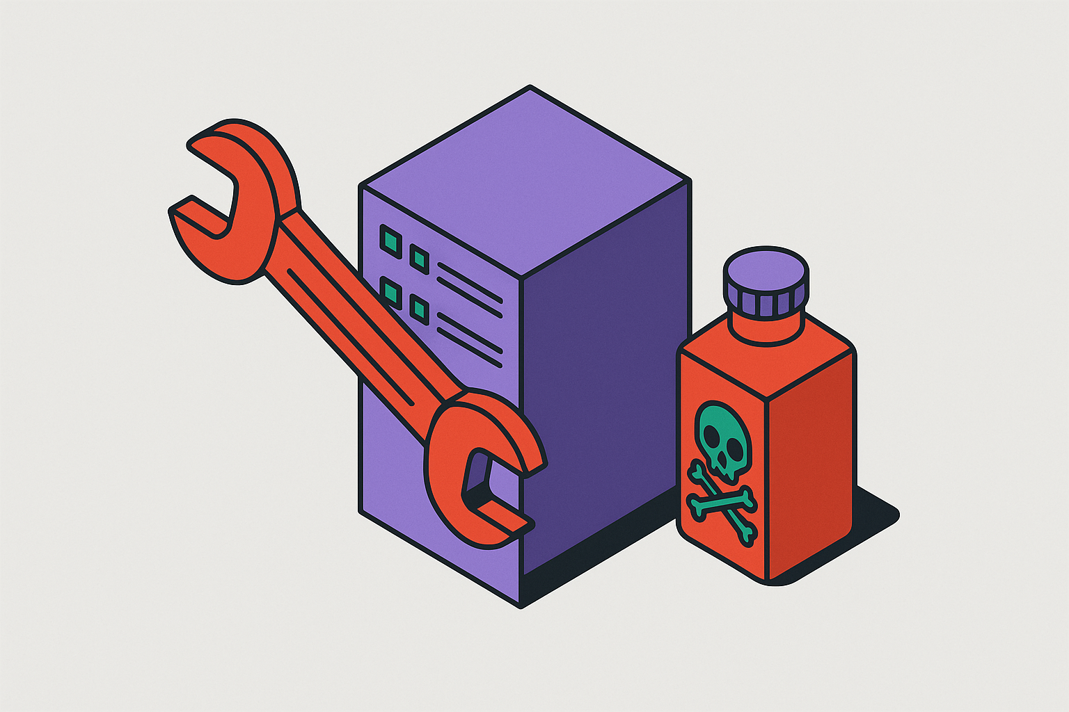 Cover illustration for “Tool Poisoning Attacks Against MCP Servers”