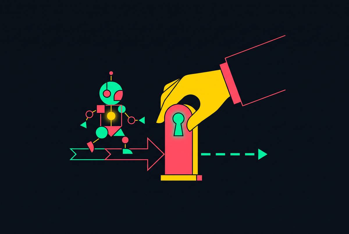 Cover illustration for “Human-in-the-Loop Controls for High-Stakes Agent Actions”
