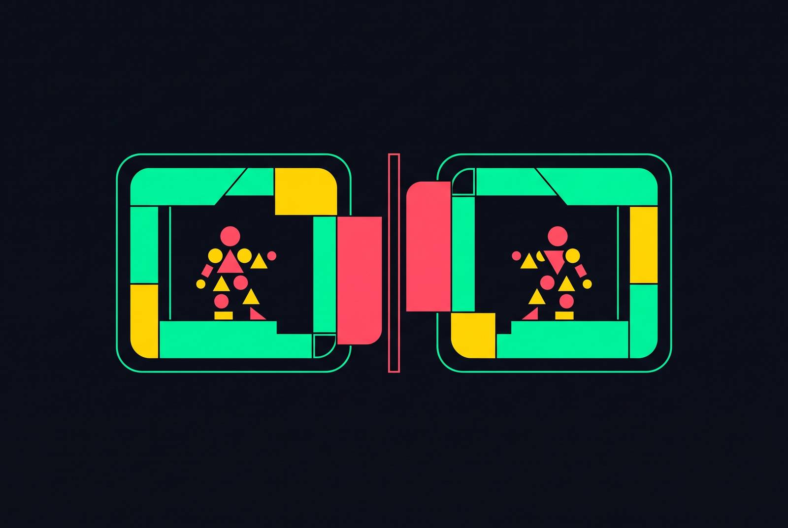 Cover illustration for “Isolated Twin Environments for Agent Security Testing”