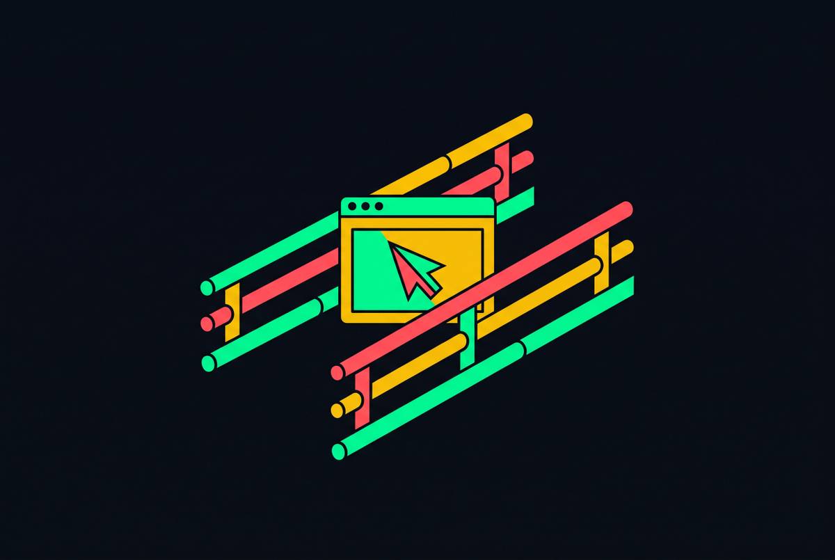 Cover illustration for “Runtime Guardrails for Browser-Use Agents in Production”