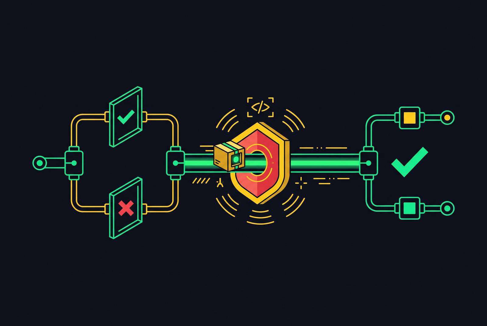 Cover illustration for “Security Testing in CI/CD Pipelines for AI Agent Releases”