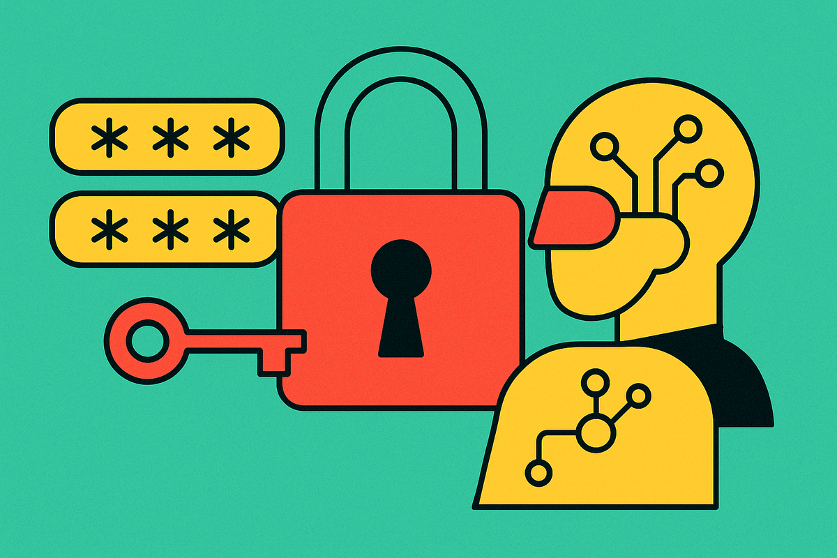Cover illustration for “Credential Management Patterns for Tool-Calling AI Agents”