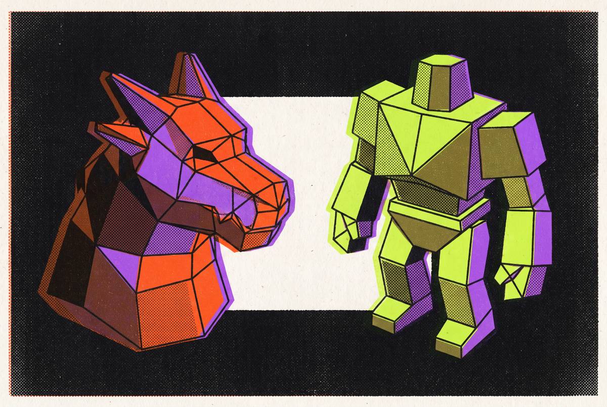 Cover illustration for “Meshy vs Tripo3D for AI-Generated 3D Game Assets”