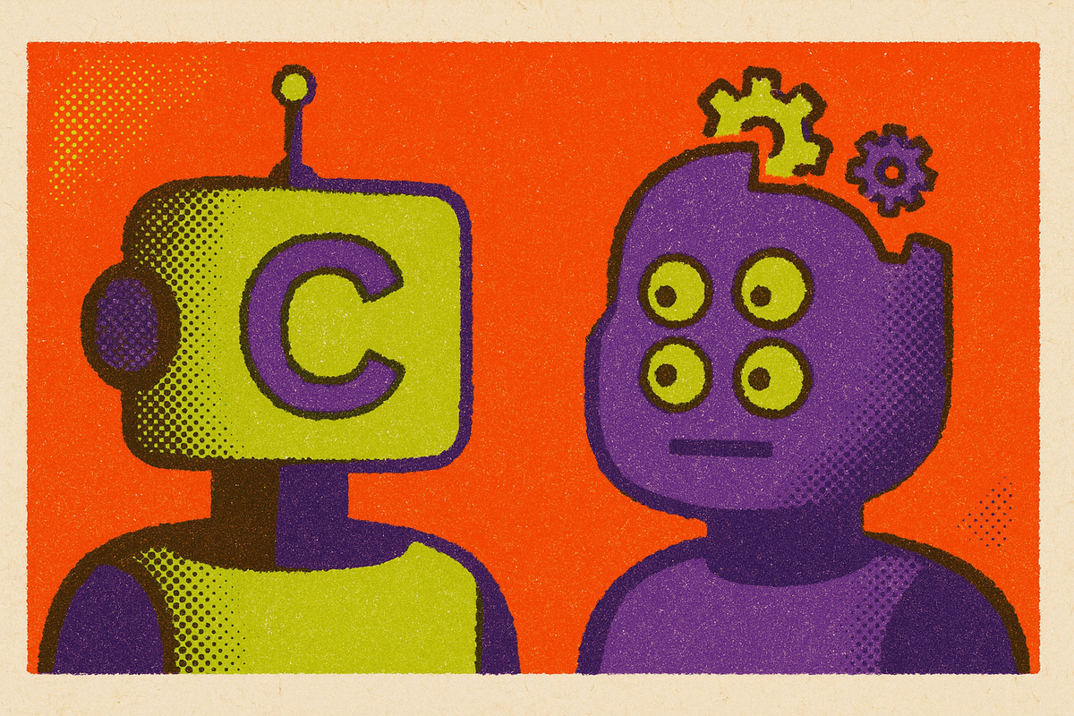 Cover illustration for “C# vs GDScript AI Assistant Performance in Godot 4”