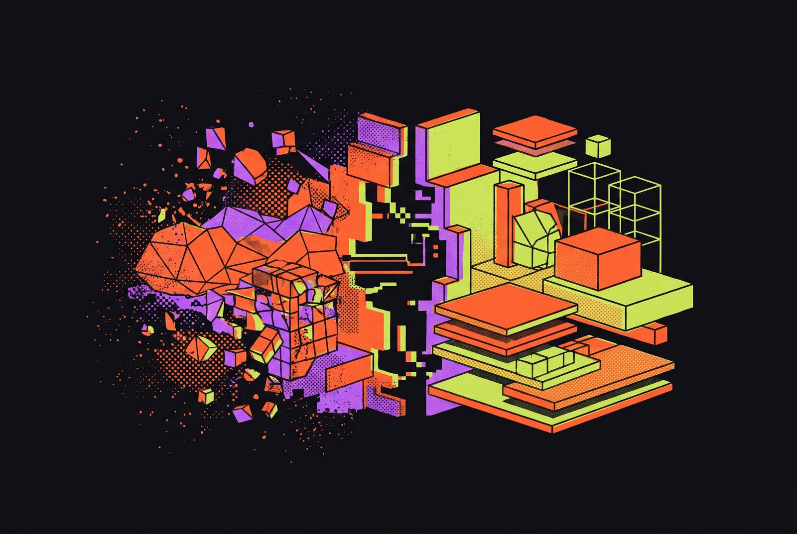 Cover illustration for “AI Game Engine Output Quality Compared to Hand-Coded Godot Projects”