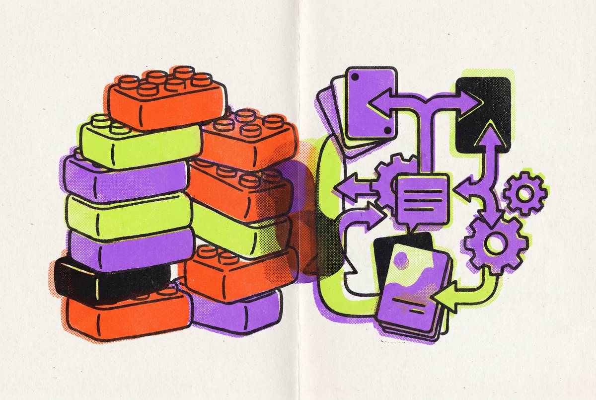 Cover illustration for “Buildbox vs Construct for Non-Coder Game Makers”