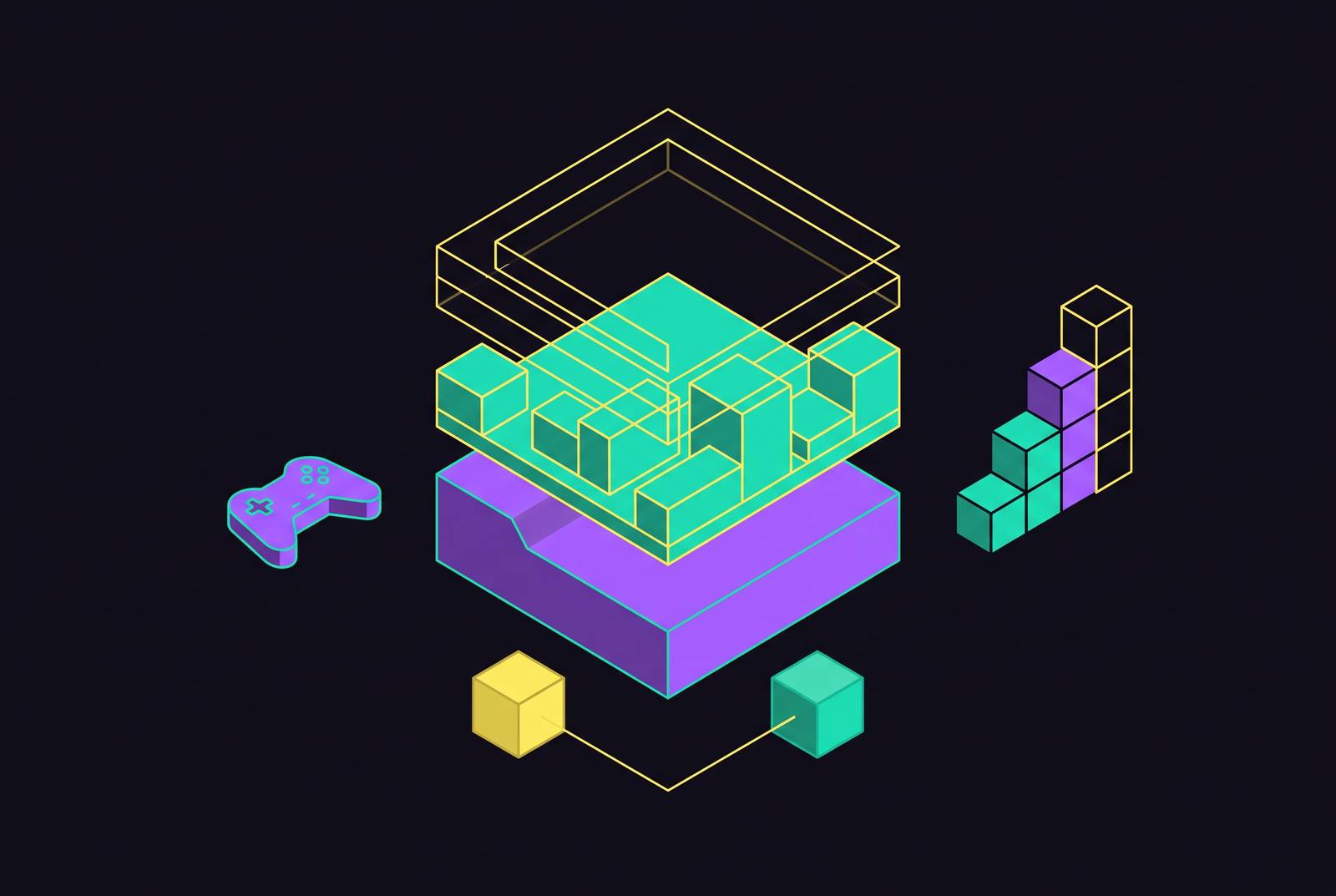 Cover illustration for “Vertical Slice Completion Rate With AI Game Development Tools”