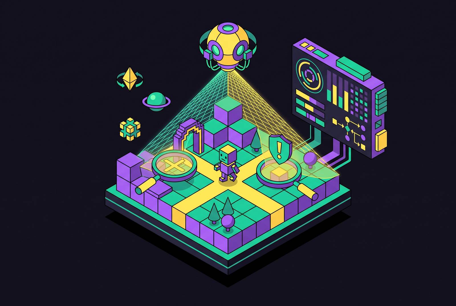 Cover illustration for “AI-Assisted Playtesting and Bug Detection in Indie Game Projects”