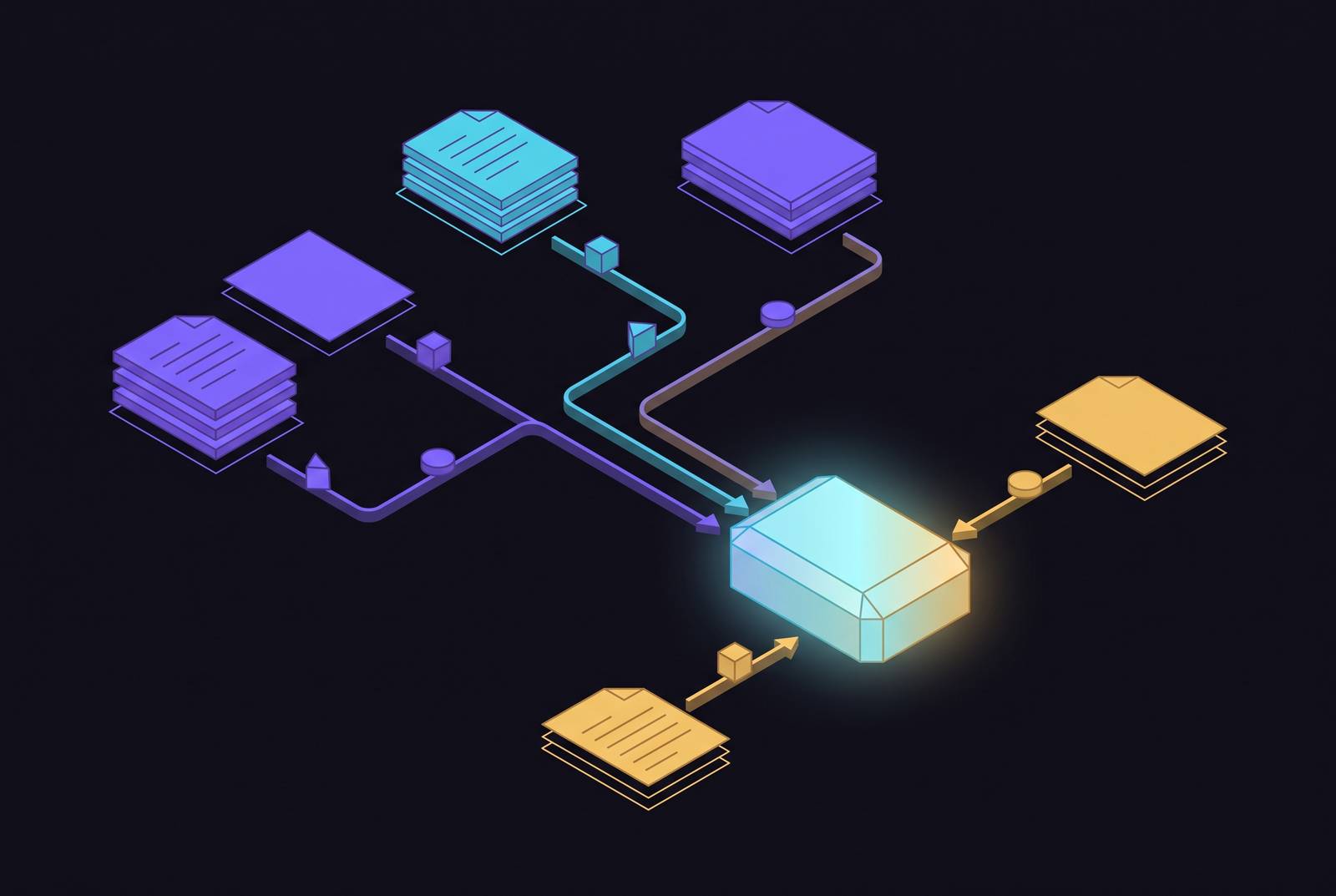 Cover illustration for “Conflicting Source Reconciliation in Multi-Document Grounding”