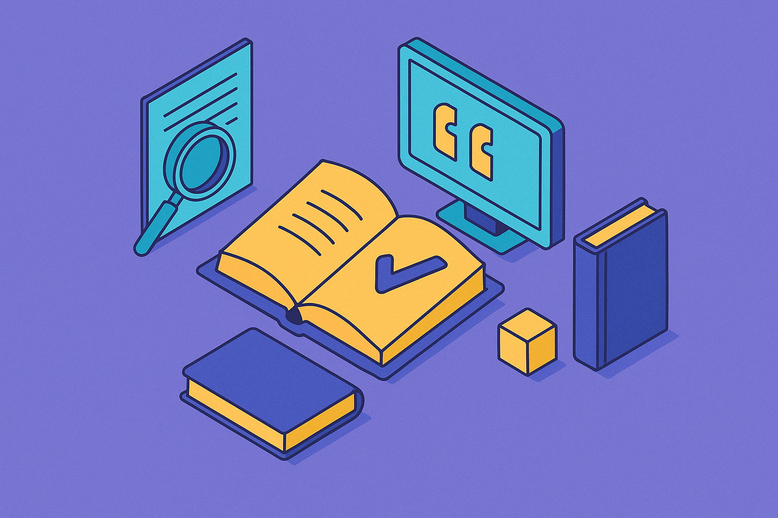 Cover illustration for “Source Fidelity and Citation Reliability in Grounded LLM Outputs”