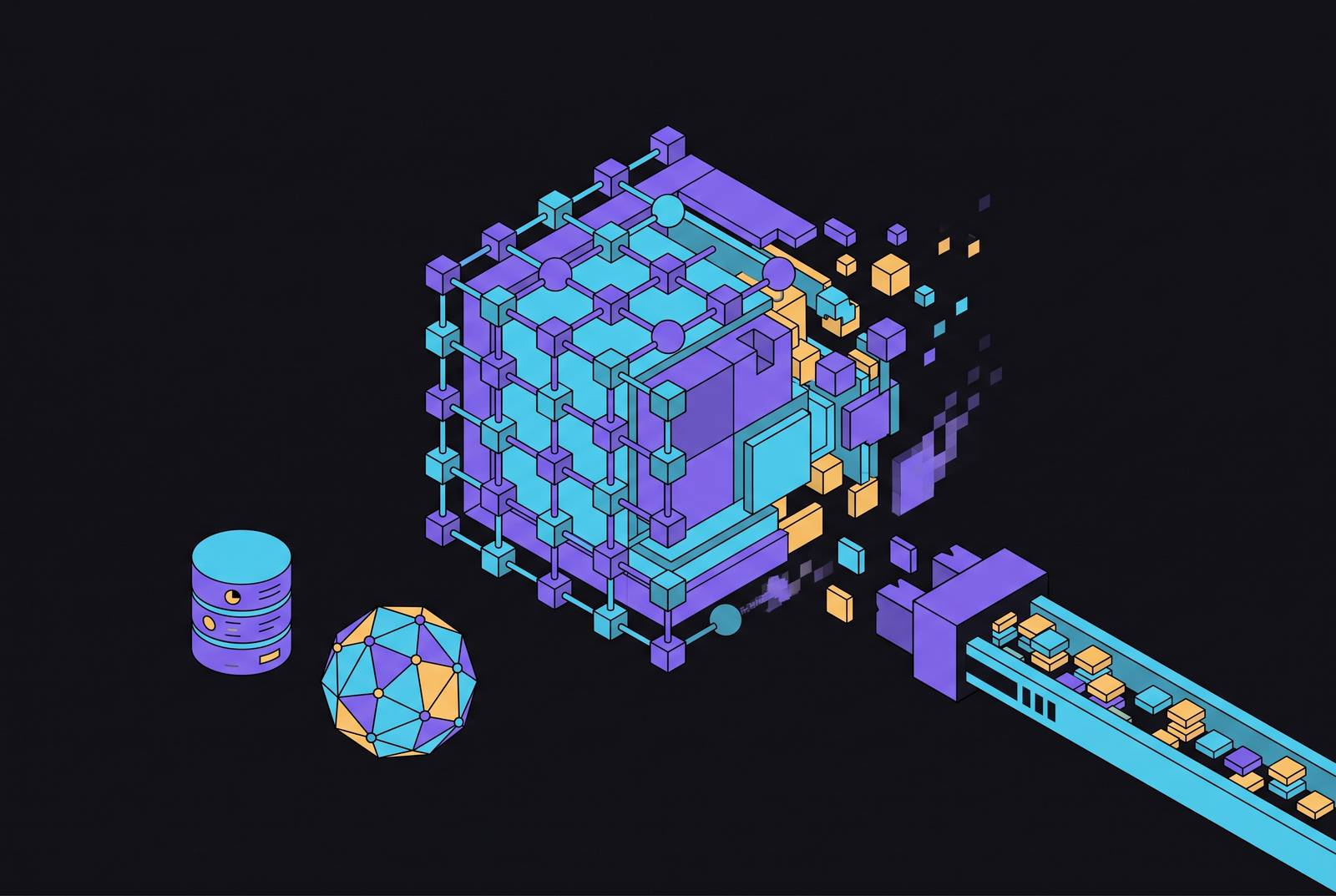 Cover illustration for “Factuality Decay in LLMs Without Live Web Grounding”