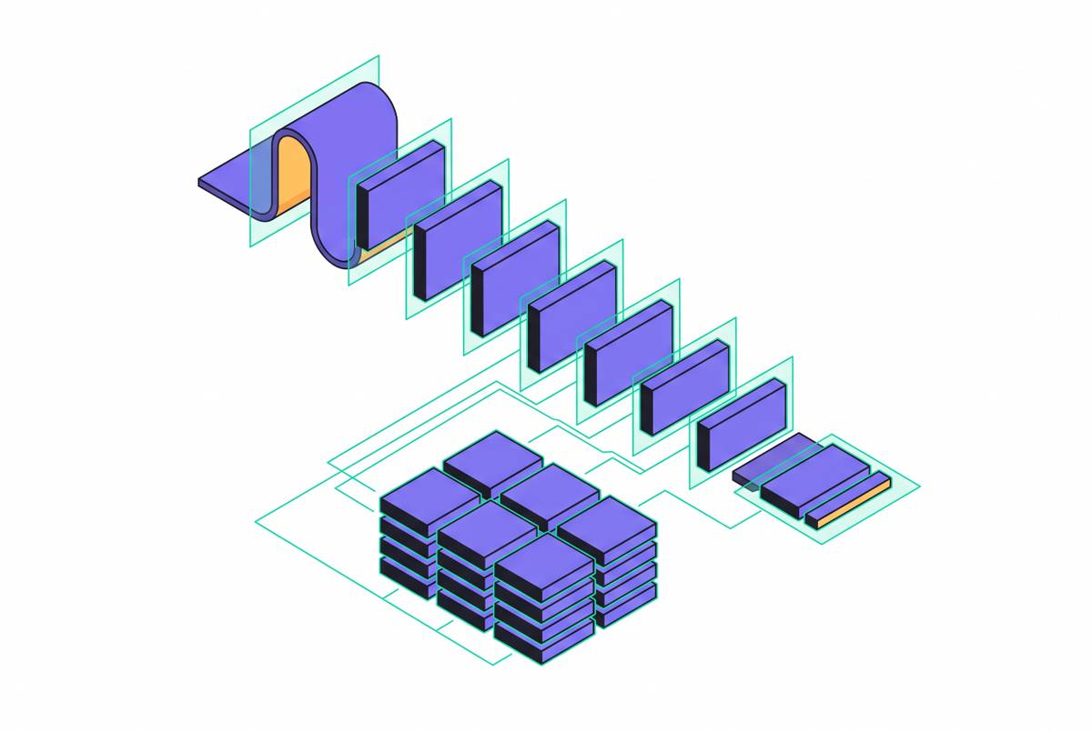 Cover illustration for “Chunking Strategies for Long-Form Web Documents in RAG”