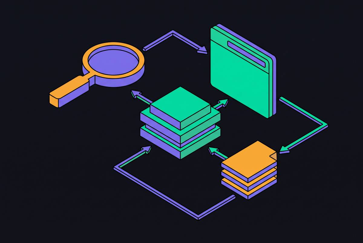 Cover illustration for “Tool-Calling Design for Web Search in LLM Agents”