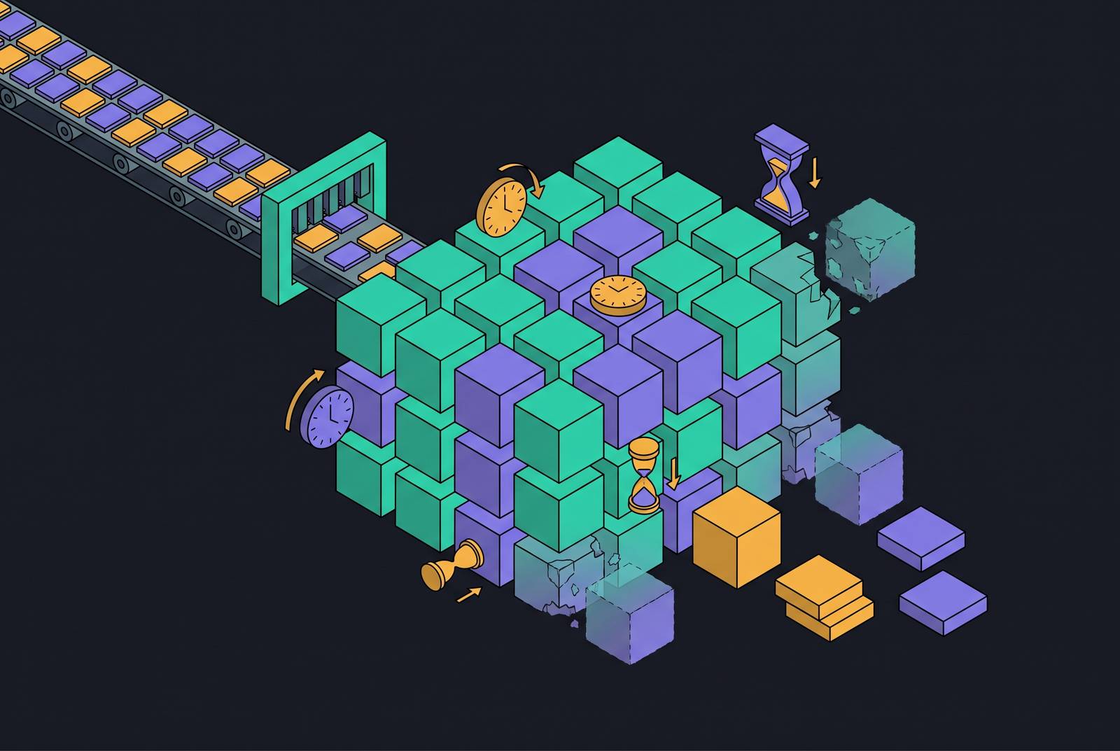 Cover illustration for “Indexing Freshness and TTL Strategies for Web-Sourced Vector Stores”