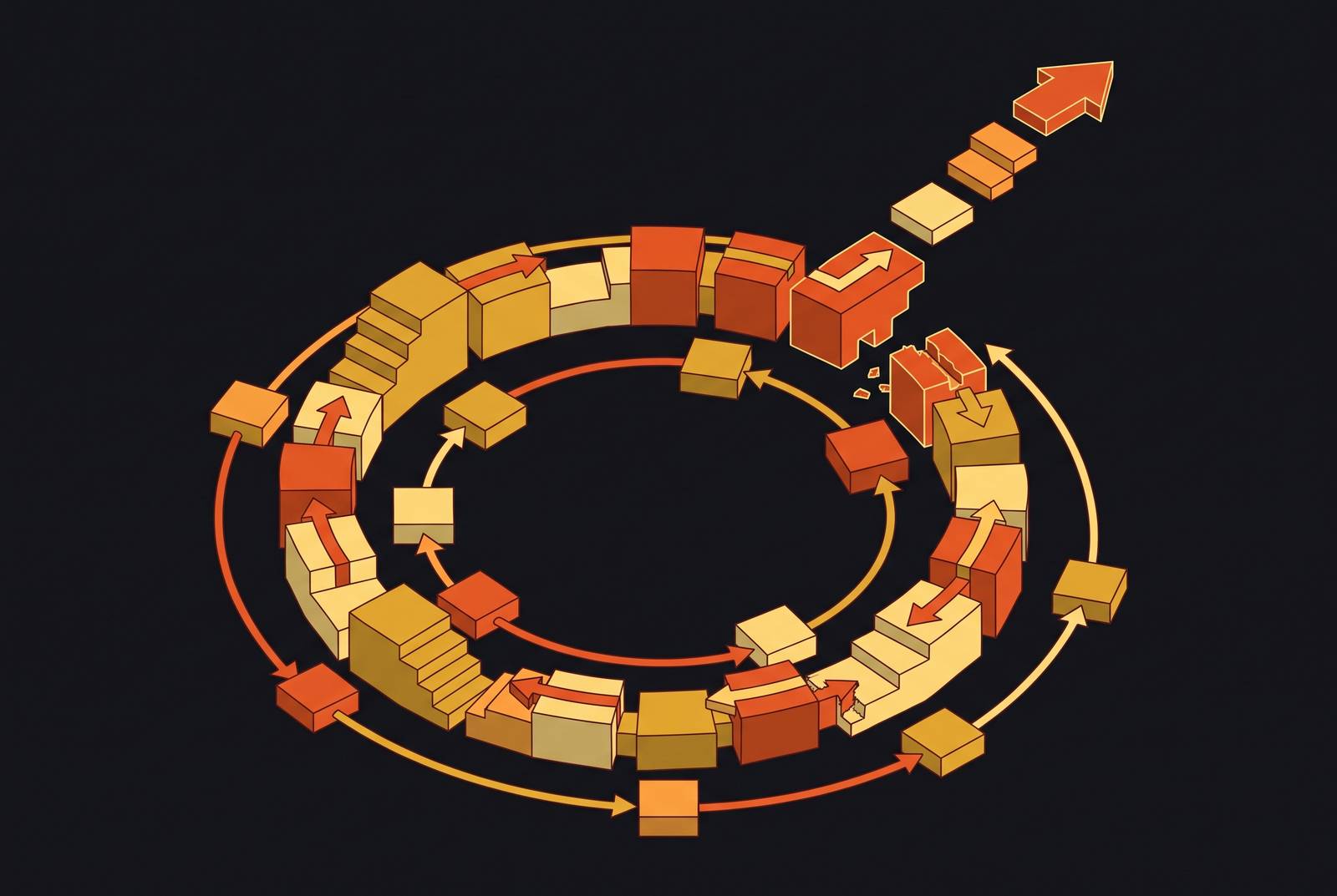 Cover illustration for “Preventing Infinite Loops in LLM Planning Agents”