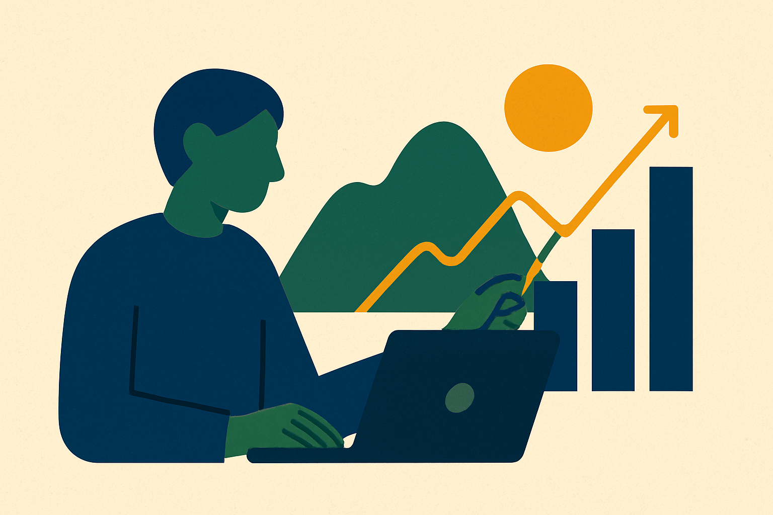 Cover illustration for “Forecasting Seasonal Revenue Swings for DTC Planning”