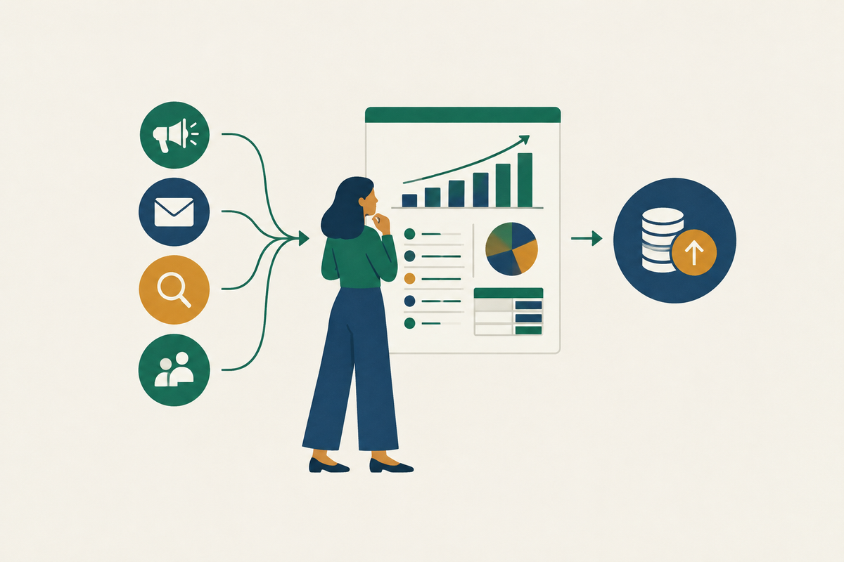 Cover illustration for “Building a DTC P&L Forecast That Connects Marketing Inputs to Contribution Margin”