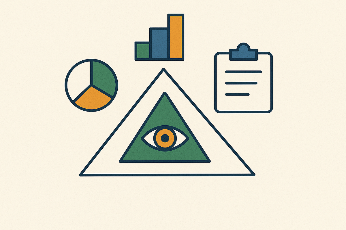 Cover illustration for “Triangulating Attribution Signals Across Three Measurement Methods”
