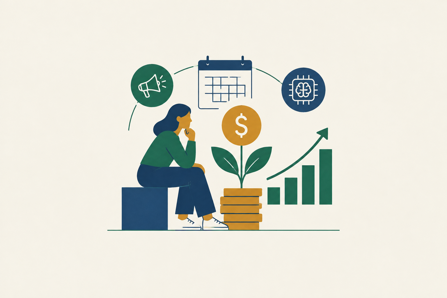 Cover illustration for “Payback Period Modeling for Martech and AI Tool Investments”