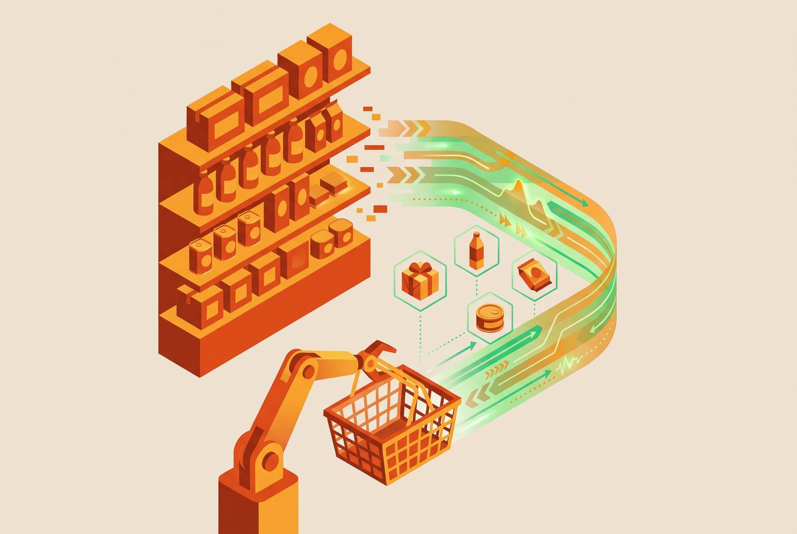 Cover illustration for “Zero-Click Shopping and What It Means for DTC Traffic”