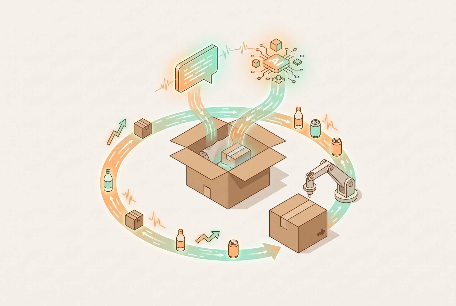 Cover illustration for “Post-Purchase AI Conversations and Repeat Revenue for DTC Brands”