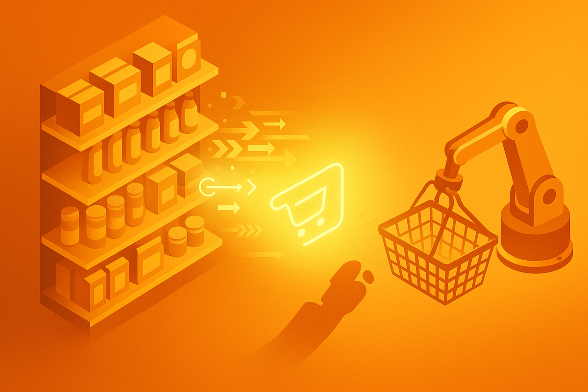 Cover illustration for “Zero-Click Shopping and What It Means for DTC Traffic”