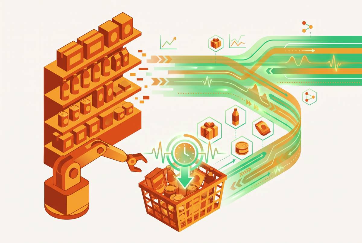 Cover illustration for “AI-Powered Upsell and Cross-Sell Timing on DTC Storefronts”