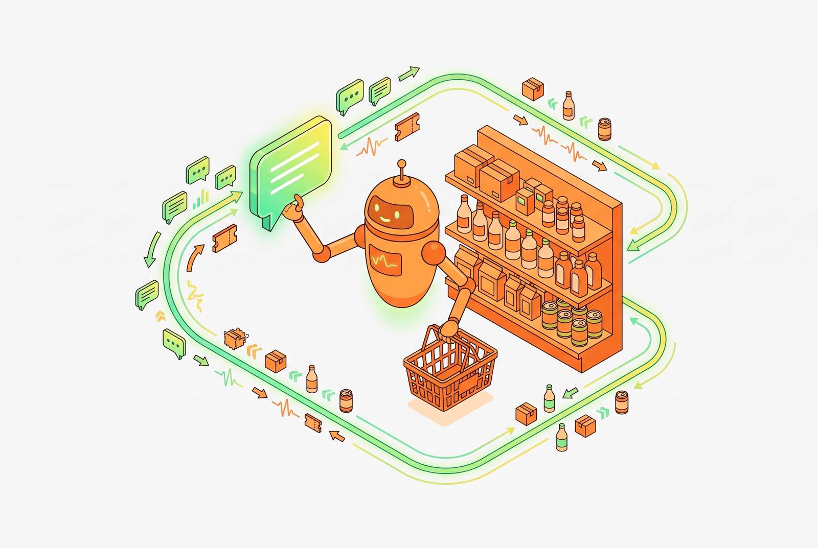 Cover illustration for “Gorgias and AI Agent Integration for DTC Support and Sales”