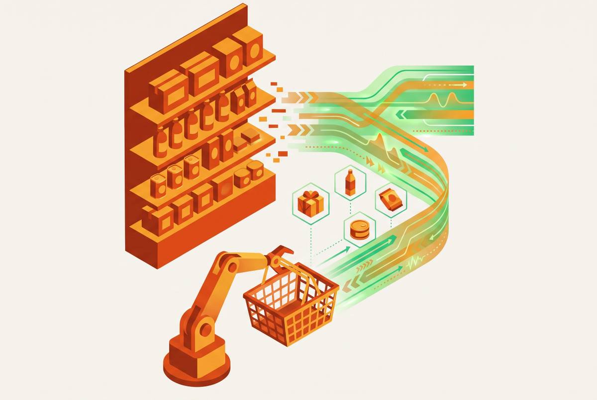 Cover illustration for “How AI Buyer Agents Make Purchase Decisions”
