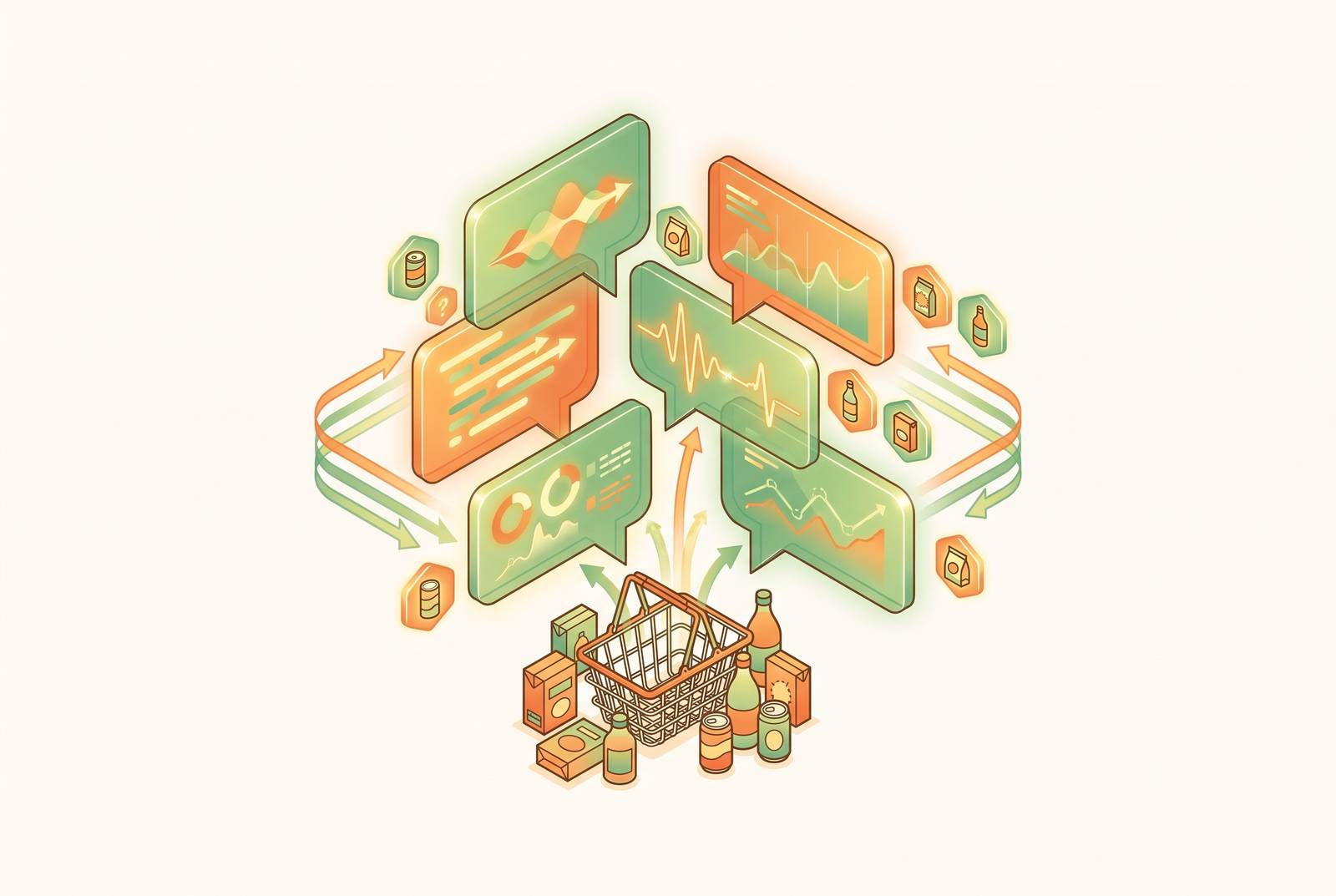 Cover illustration for “Shopper Behavior Patterns Revealed by AI Conversation Data”