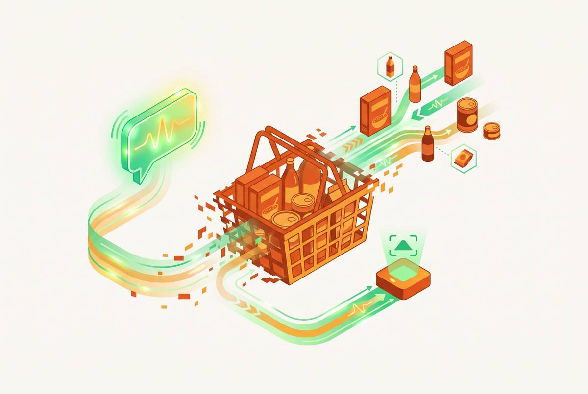 Cover illustration for “Reducing Cart Abandonment With On-Site AI Conversation”